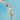 Pup jumping for the colorful piñata plush toy