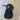 Handmade ceramic dog ornament featuring a black dog design, perfect for Christmas tree decoration.