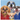Close-up of the bulldog in sunglasses and hoodie from the Chillin' Dogs Napkins design.