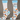 Dog Walking Socks with playful running dog pattern