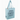 Light blue tote bag with 'Dogs, Coffee and Weekends' text on a white background