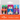 Pack of birthday candles with dog designs in colorful wrappers, brand 'Design' visible.