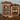 Rustic dog treat canister set with “Eat Sleep Bark Repeat” design