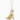 Flower Dog Shaped Necklace – gold-tone dog pendant with yellow flowers inside, adjustable chain.