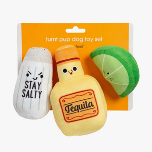 Tequila Bottle Dog Toy Set