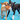 Dog gnawing on fluffy turkey leg toy
