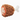Plush turkey leg dog toy on white background