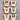 Set of 6 dog-shaped bowls with assorted fashionable dog illustrations