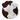 Dog-shaped ceramic dish in a brown spotted dog style.