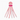 Pink plush octopus toy with a smiling face on a white background