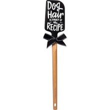 Load image into Gallery viewer, Dog Themed Kitchen Tools, Dog Hair Is Part Of The Recipe Silicone Spatula