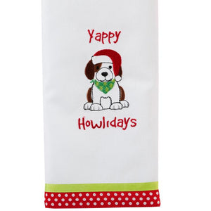 Christmas Dog Towels