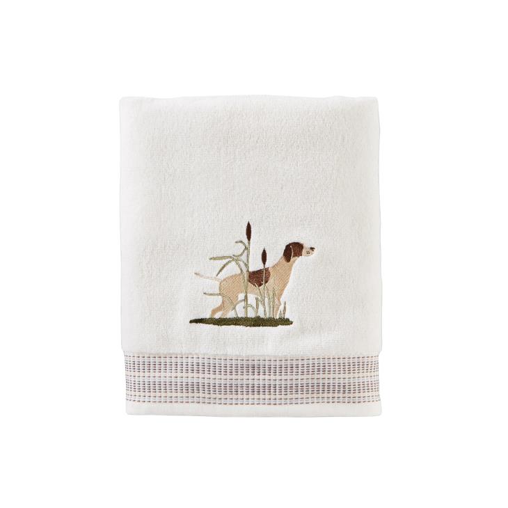 Dog Themed Bathroom Accessories, Dog Print Bath Towel