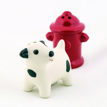 Load image into Gallery viewer, Dog Kitchen Decor, Fire Hydrant And Dog Salt And Pepper Shaker