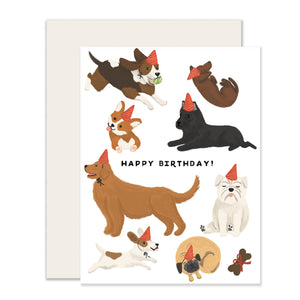 Dog Inspired Gifts, Dog Birthday Card With Dogs On It