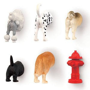 Funny Gifts for Dog People, 6 Half Dog Fridge Magnets