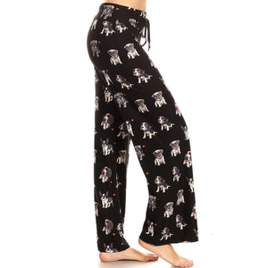 Dog Print Pajamas for Women