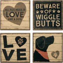 Load image into Gallery viewer, Dog Related Gifts, Cute Dog Coasters In a Set of 4